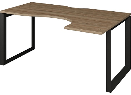 Стол эргономичный правый на металлокаркасе НТМП.О-040.ПР