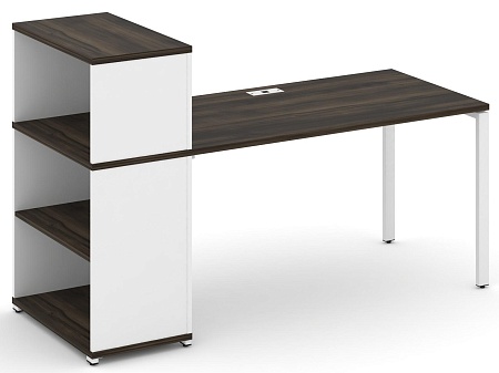 Стол рабочий с опорным стеллажом с надставкой низкой CN.SP-211