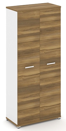 Шкаф одна широкая секция, 5 ниш (2 фасада ЛДСП,  5 ниш) CN.STS-518 B/W