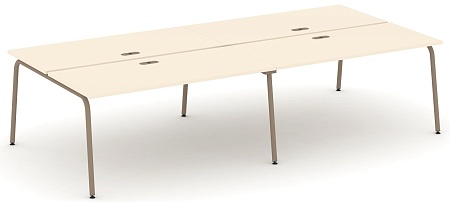 Рабочая станция на 4 места с лючком ES.D.RS-4.4-LK