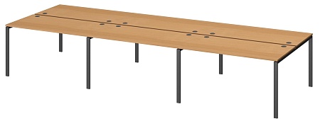 Бенч двойной на 6 рабочих мест АМБ-005-6