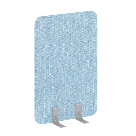 Перегородки на металлических опорах на фетровых по...