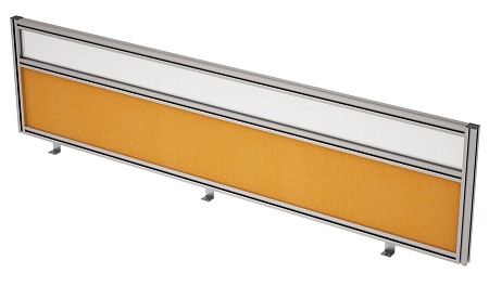 Барьер фронтальный в алюминевом профиле, вставка с...