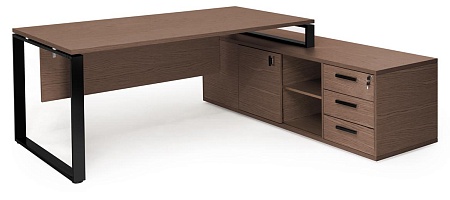 EXE Стол на оп.тумбе L189 черн 101 104 WAL 09