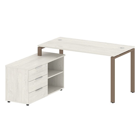 Рабочая станция с опорной тумбой левая БП.РС-СТС -2.3 Л