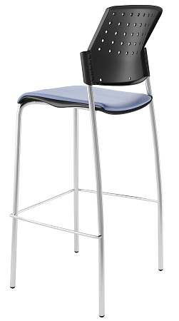 MOVIE барный, каркас Хром, Пластик Черный ЦБ-00011187