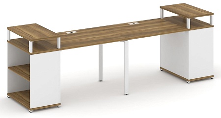 Рабочая станция с опорными стеллажами с верхними горизонтами CN.ORS-205