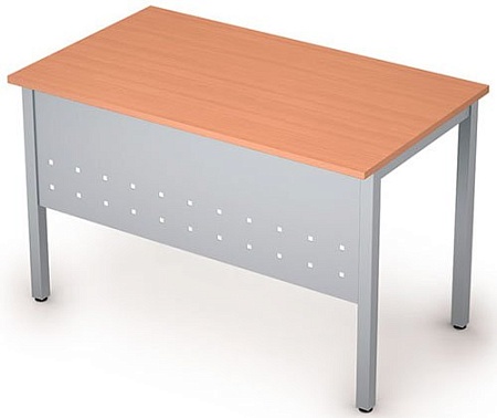 Стол на металлических опорах, экран металл 2МК.108