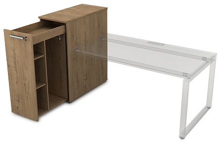 Тумба с выкатной секцией высокая 9Т.029