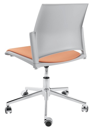 RESTART Кресло, каркас Хром, Пластик Серый ЦБ-00011414