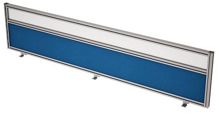 Барьер фронтальный в алюминевом профиле, вставка с...