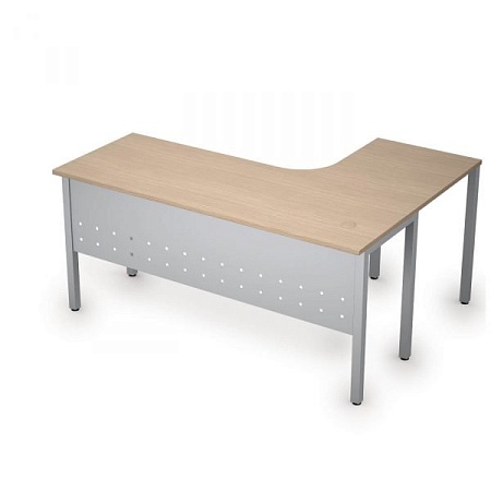 Стол на металлических опорах, экран металл 2МК.132L