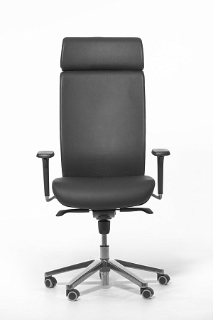 Кресло руководителя ЧЕРНЫЙ-АЛЮМ RONAN W Dakota black