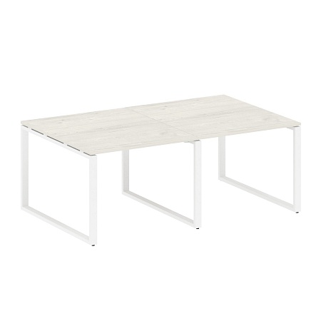 Переговорный стол (2 столешницы) на О-образном м/к БО.ПРГ-2.1