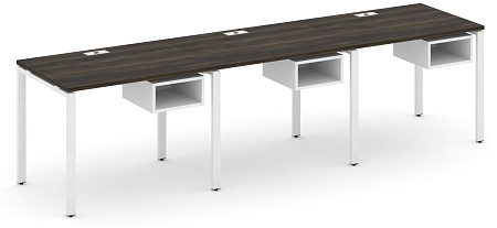 Рабочая станция односторонняя с подвесными тумбами на 3 места CN.ORS-121