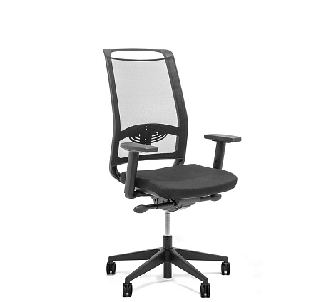 Кресло, синхр,2D, черн Romeo ME27 2D black MH YI386