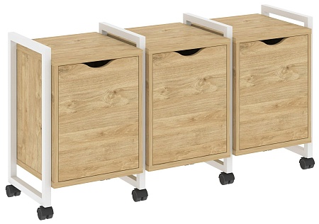 Тумба на колесных опорах наборная. Вариант №5 VR.L-TN-5.K