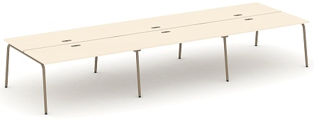 Рабочая станция на 6 мест с лючком ES.D.RS-6.4-LK