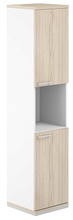 Шкаф 5 ур. 400 с нишей AG.219.WH.WH.WH.WH.R