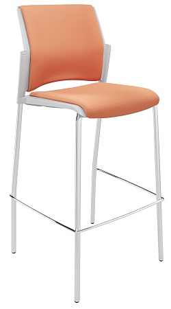 RESTART барный, каркас Хром, Пластик Серый ЦБ-00011309