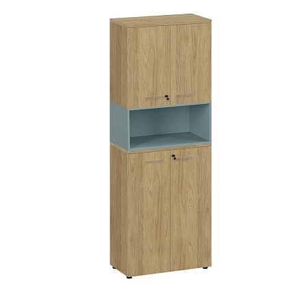 Шкаф высокий составной FLEX 221 hinged/open