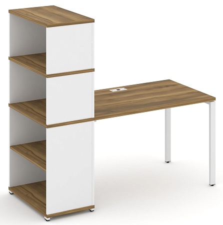 Стол рабочий с опорным стеллажом с надставкой высокой CN.SP-214