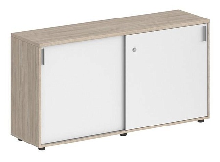 Шкаф купе низкий, с замком SG.703.WH.WH