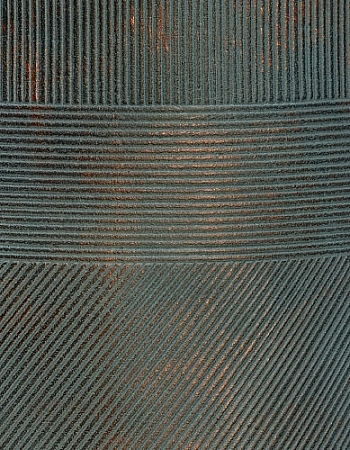 Кашпо TREEZ ERGO Graphics Низкая чаша Окись с медной патиной в-37 см, д-55 см