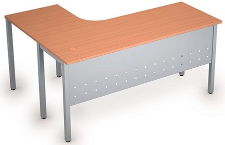Стол на металлических опорах, экран металл 2МК.133R
