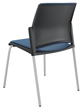 RESTART Стул, каркас Серый, Пластик Черный ЦБ-00014017