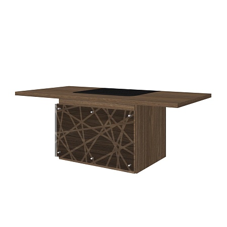 Стол руководителя с декоративным траверсом TS-200 + TS-100.3