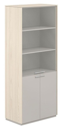 Шкаф высокий со стеклом прозр. NZ-0331
