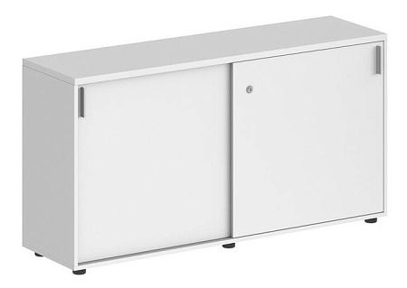 Шкаф купе низкий, с замком SG.701.WH.WH