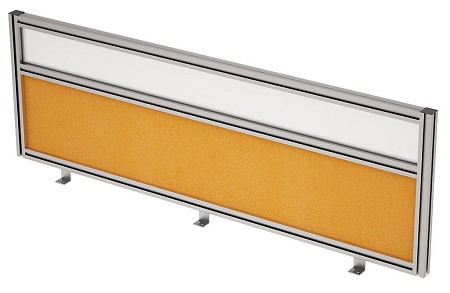 Барьер фронтальный в алюминевом профиле, вставка с...