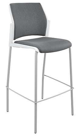 REWIND барный, каркас Серый, Пластик Белый ЦБ-00011261