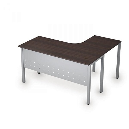 Стол на металлических опорах, экран металл 2МК.130L