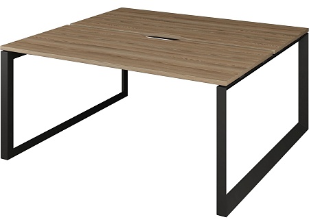 Бенч двойной на 2 рабочих места на металлокаркасе НТМП.О.Б2-140