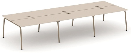 Рабочая станция на 6 мест с лючком ES.D.RS-6.3-LK