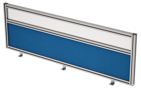 Барьер фронтальный в алюминевом профиле, вставка с...