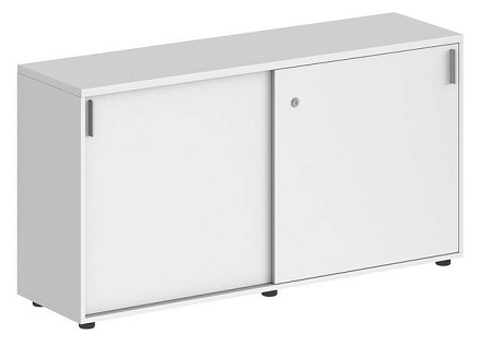 Шкаф купе низкий, с замком SG.702.WH.WH