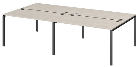 Бенч двойной на 4 рабочих места АМБ-004-4