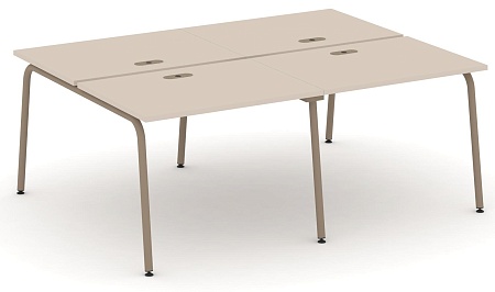 Рабочая станция на 4 места с лючком ES.D.RS-4.1-LK