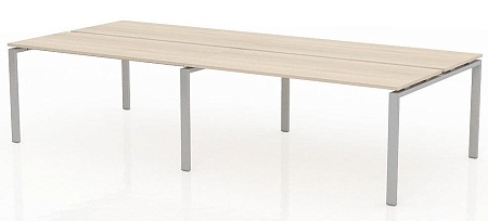 Линейная бенч-система на 4 рабочих места с пропусками для кабеля ТН316ТР-2х2+ТН316К-22_ПР