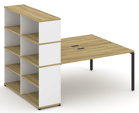 Рабочая станция с опорным стеллажом с надставкой высокой CN.DRS-216