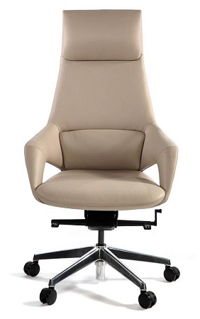 Кресло офисное Шопен FK 0005-A beige leather