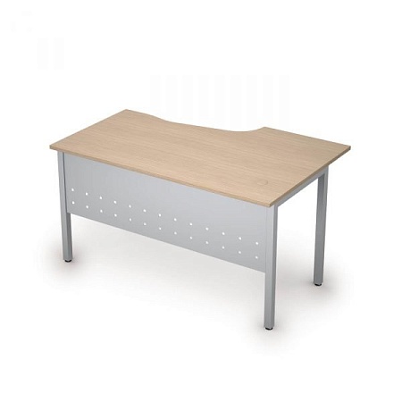 Стол на металлических опорах, экран металл 2МК.122L