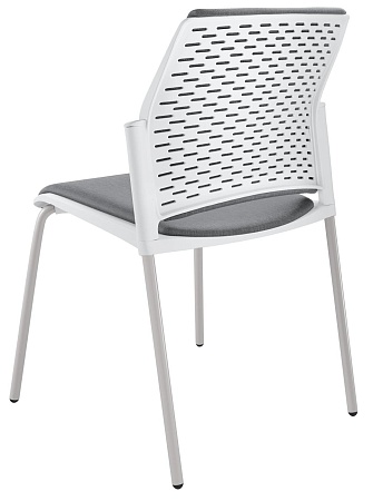 REWIND Стул, каркас Серый, Пластик Белый ЦБ-00011214