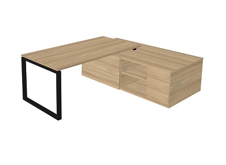 Стол руководителя с тумбой RD-180.1+ RD 38R