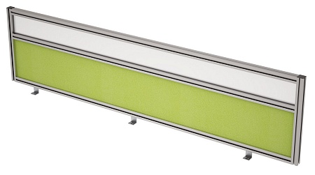 Барьер фронтальный в алюминевом профиле, вставка с...