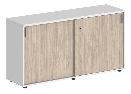 Шкаф купе низкий, с замком SG.702.WH.WH